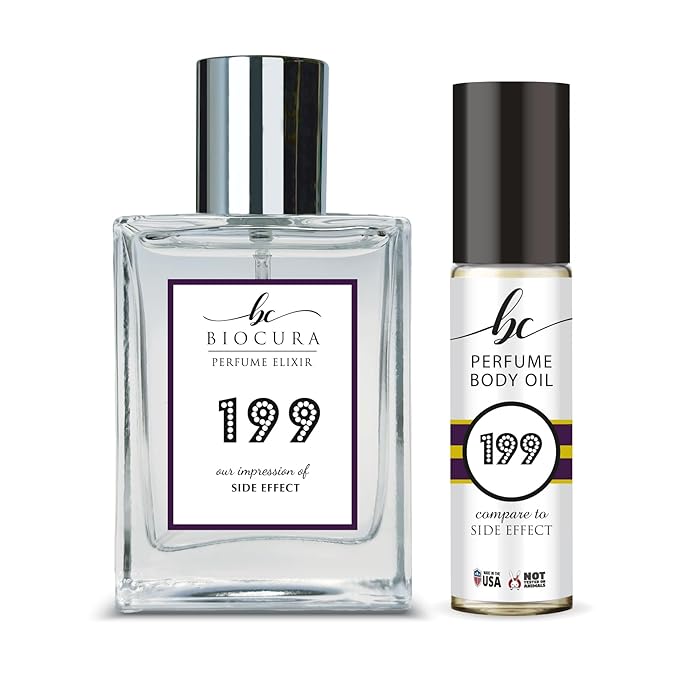 BC Perfume 123 Spray + Body Oil Set Impression of Side Effect Blend Sample For Women and Men / 10ml+50ml