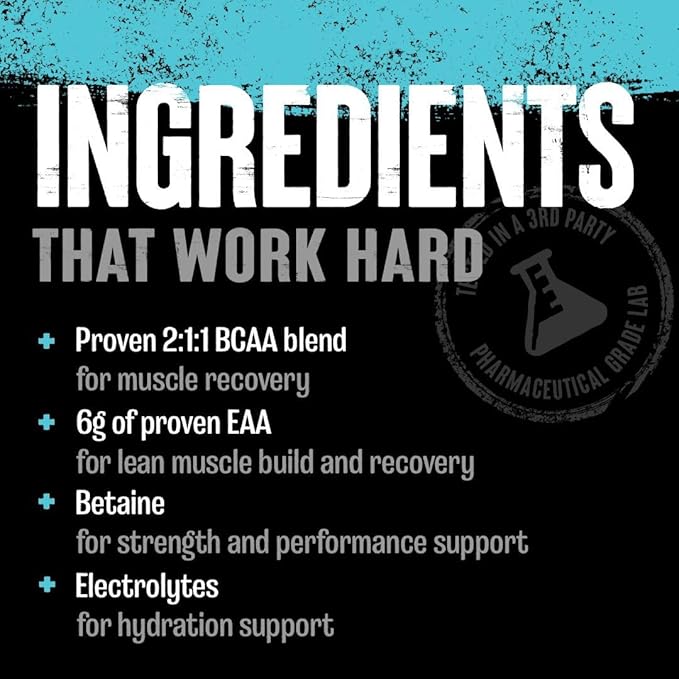 Animal Juiced Amino Acids - BCAA Powder EAA Matrix Plus Hydration with Electrolytes and Sea Salt Anytime Recovery and Improved Performance Grape Flavor 30 Servings