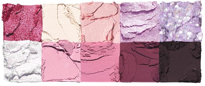 rom&ampnd Better Than Palette 102g (07 Berry Fuchsia Garden) | Eye Makeup Palette Matte &amp Shimmer Eye Shadow Sparkling Glittery various 10 shades Long Lasting High Pigmented Blendable Warm