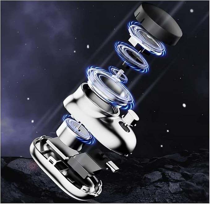2023 Upgrade Travel Electric Razor Pocket Size Washable Electric Razor Mini-Shave Portable Electric Shaver Rechargeable Mini Razor Electric Mini Travel Shaver for Men Shaving Face Beard (X- Black)