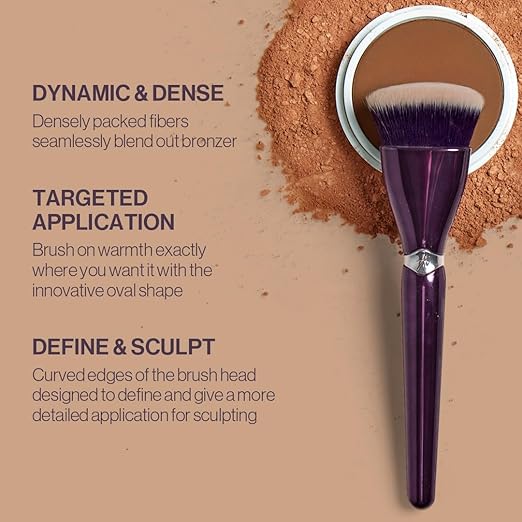 Anisa Beauty Buffing Bronzer Brush - Premium Ultra-Soft Synthetic Fibers for Smooth Flawless Bronzer Application - Ideal for Powder Cream and Liquid Formulas - Cruelty-Free Vegan Makeup Brush