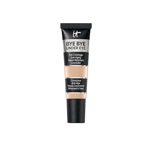 IT Cosmetics Bye Bye Under Eye Concealer - Water-Resistant 24H Full Coverage Brightening Concealer For Dark Circles Fine Lines Redness &amp Discoloration Anti-Aging Color Correcting Cream - 0.4 f