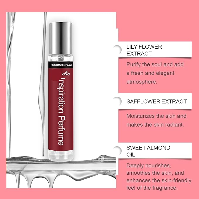 Floral &amp Woody Notes Fresh Eau De Parfum For Alluring Date Nights(2PCS)