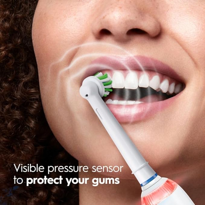 Oral-B Genius X Limited Rechargeable Electric Toothbrush with 1 Replacement Brush Head Travel Case White