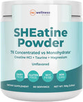 Reignite Wellness by JJ Virgin | SHEatine Powder | Creatine Trifecta for Powerful Aging | Creatine HCL Taurine &amp Magnesium Glycinate | Unflavored 60 Servings