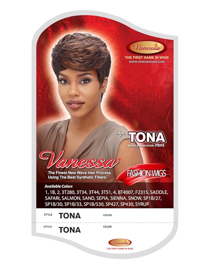 Vanessa Synthetic Hair Wig - Tona-SP430
