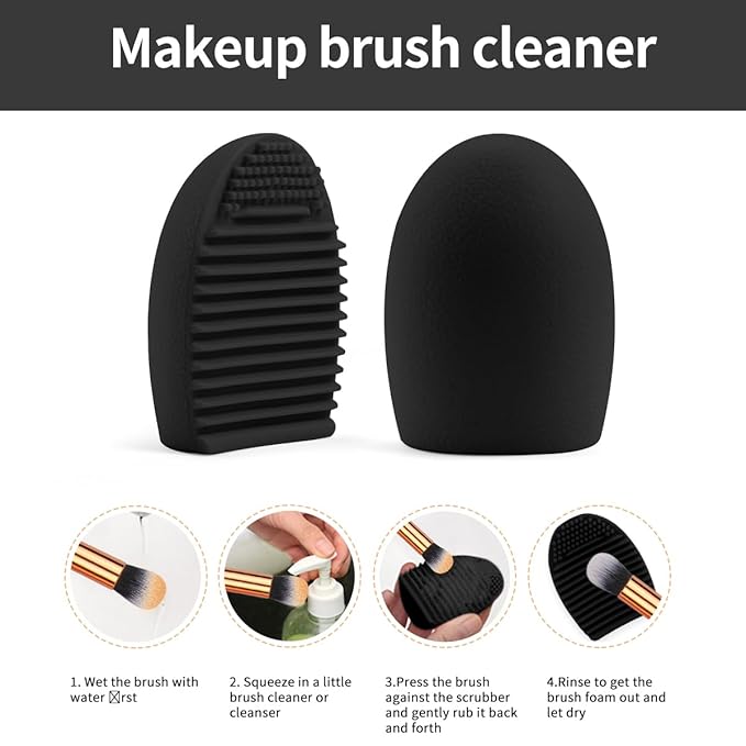 MAANGE Makeup Brushes 54 Pcs Makeup Tool Set Multi-functional Makeup Kit Premium Synthetic Brush Make up Brushes Set for Women Girl (Black 54 Pcs)