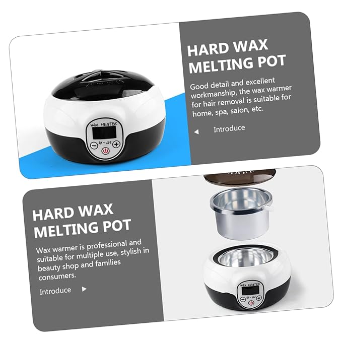 Professional Wax Heater for Hair Removal Compact Wax Warmer Machine with Quick Heat Up Easy to Use Wax Melting Pot for Home Salon