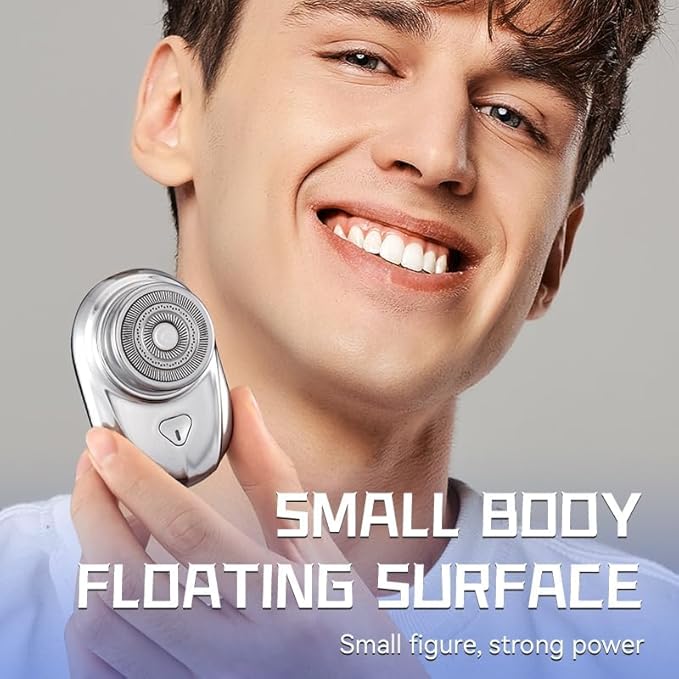 NiTa Mini Electric Shaver IPX7 Waterproof Wet&ampDry Shave Travel Shaver - Fast Charging &amp 60 Days Battery Life