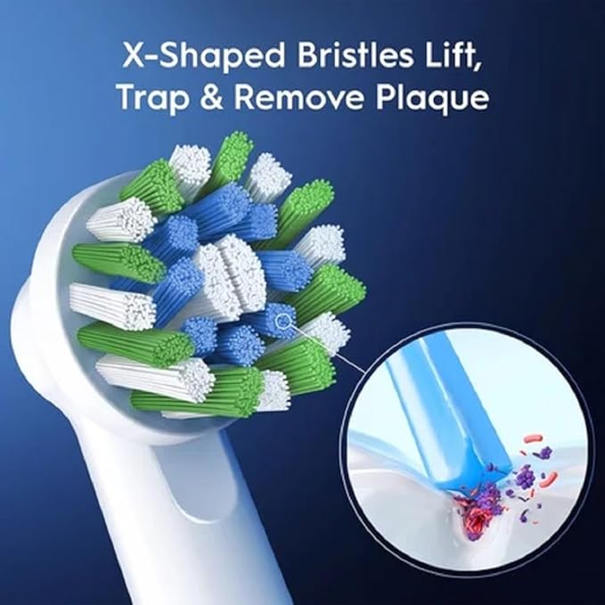 Oral-B Cross Action Electric Toothbrush Replacement Brush Heads 10 ct.