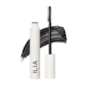 ILIA - Limitless Lash Mascara | Lightweight Nourishing Lengthening Lifting | Flake + Smudge-Resistant | Non-Toxic Cruelty-Free Ophthalmologist-Tested Safe For Sensitive Eyes (Soft Black)