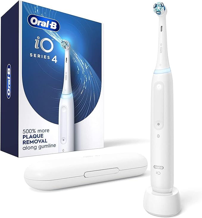 Oral-B iO Series 4 Electric Toothbrush with (1) Brush Head Rechargeable White
