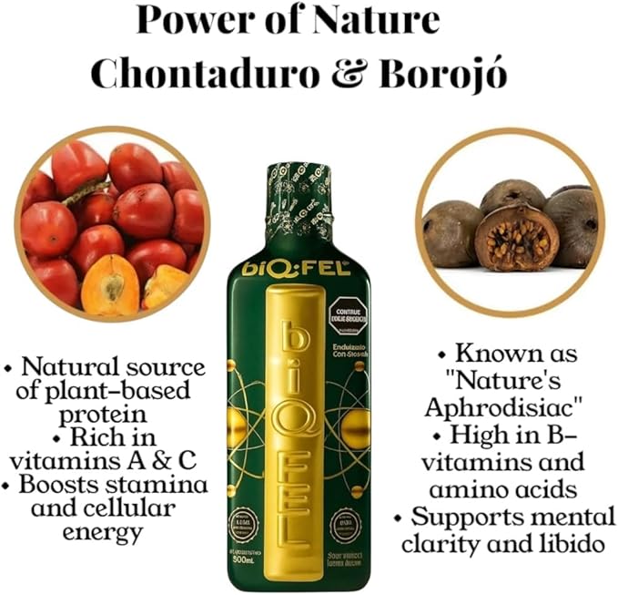 BiQFEL Daily Multivitamic for Men and Women Liquid Natural Extracts Energy Focus 500ml