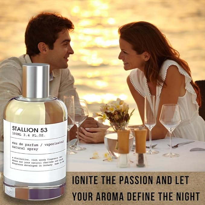 Unisex's Bundle Stallion 53 EDP Spray 3.4 onzas &amp Intimation Eau de Parfum Spray 34 onzas - Spicy Woody Citrus Aromatic- Long Lasting