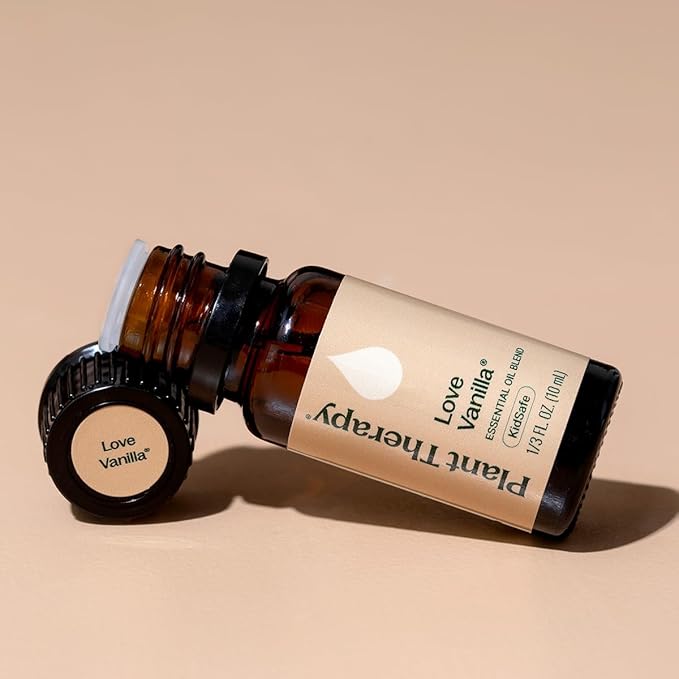 Plant Therapy Love Vanilla Essential Oil Blend 10 mL (1/3 oz) 100% Pure Undiluted Therapeutic Grade