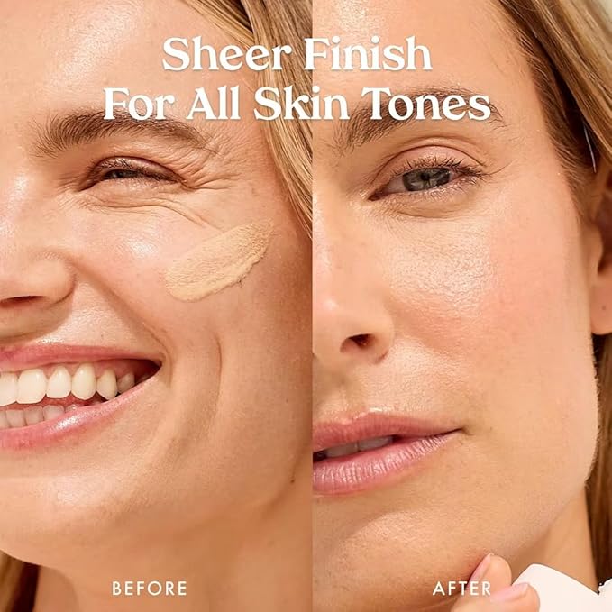 Kopari Bright as Day Sheer Mineral Sunscreen SPF 50 100% Mineral Facial Sunscreen with Vitamin C &amp Niacinamide Sheer Finish All Skin Tones 1.7 oz