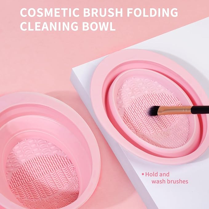 MAANGE Makeup Brushes 54 Pcs Makeup Tool Set Multi-functional Makeup Kit Premium Synthetic Brush Make up Brushes Set for Women Girl (Pink 54 Pcs)