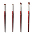 BK BEAUTY - CORE LINE EXTENSION EYE SET (4PC) - Professional Eyeshadow Brush Set for Precise Makeup Placement &amp Blending | Premium Eye Makeup Brushes for Flawless Application