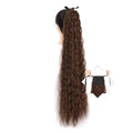 Hair Accessories 1 Pack Long Corn Wave Ponytail Lengthening Synthetic Natural with Drawstring Hairpin Ponytail Extension Women Wigs Hair Pieces For Women(00932inches)