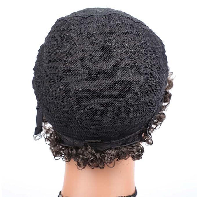 short curly afro wig Women's African fake curly hair Women's fake curly hair Curly Wigs for Black Women Fashion Short Afro Curly Wig