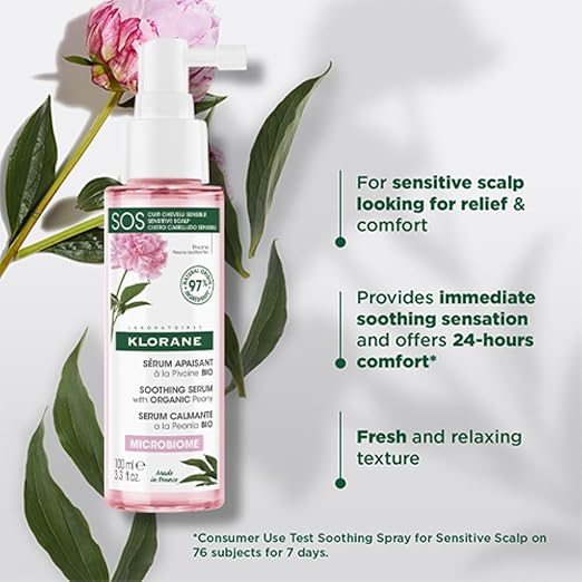 Klorane Soothing Scalp Serum with Peony 3.4 fl. oz.