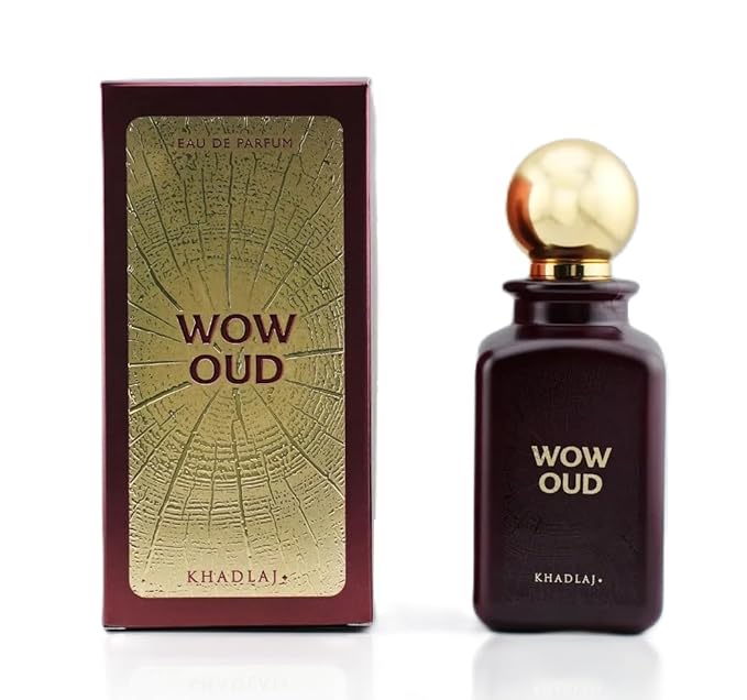 Khadlaj Wow Oud Eau de Parfum Spray for Unisex 3.4 Ounce