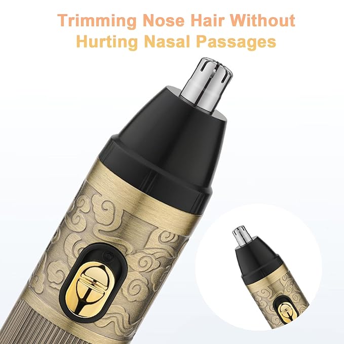 3-in-1 Electric Reciprocating Shaver Nose Hair Trimmer Vintage Barber Clippers