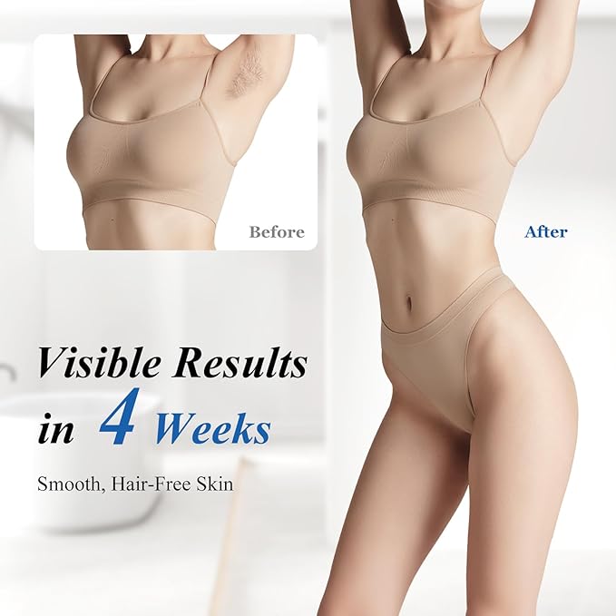 Hair Removal with Cooling Painless IPL Hair Removal Device for Women and Men at-home Hair Remover for Armpits Legs Face and Bikini Line