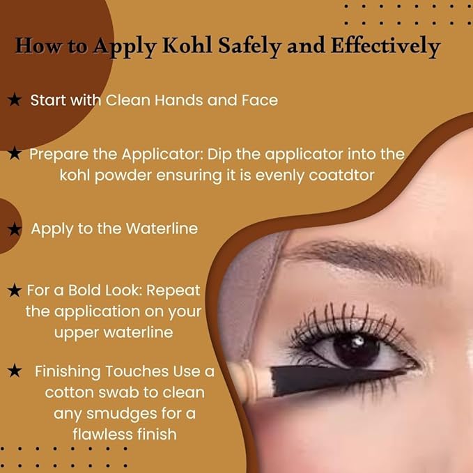 Kemet 100% Natural Egyptian Eyeliner in Powder Form Handmade Eyeliner with Pharaoh packing.
