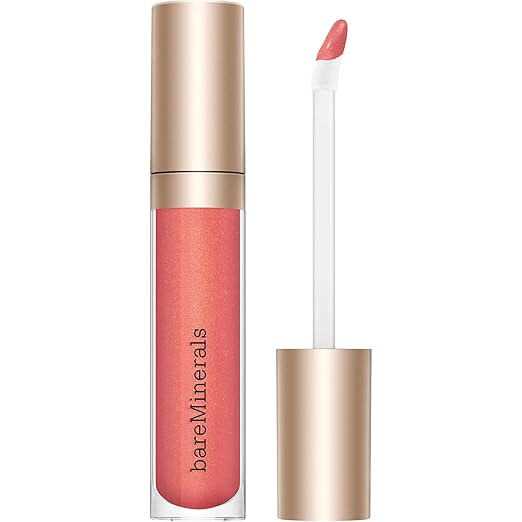bareMinerals Mineralist Lip Gloss-Balm Hydrating Lip Gloss + Balm Hybrid Sheer Glossy Lip Balm No Stickiness Improves Lip Smoothness Vegan