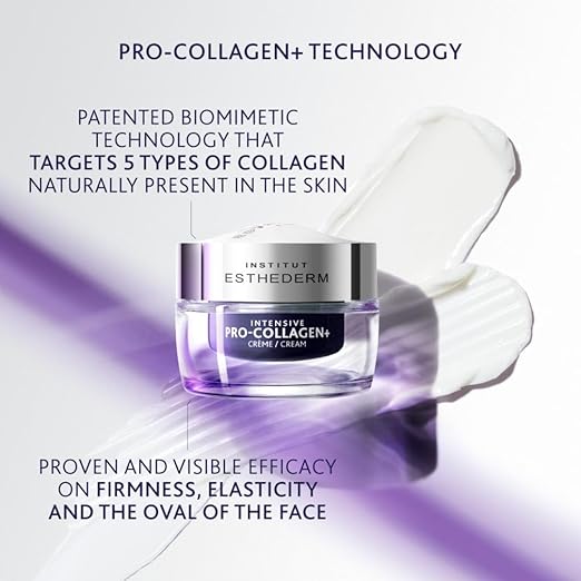 Institut Esthederm - Pro-Collagen+ Cream - Face &amp Neck - Targets Lack of Firmness &amp Skin Sagging - Redefines Facial Contours