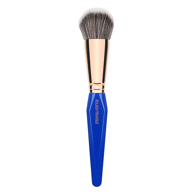 Bdellium Tools Professional Makeup Brush - Golden Triangle 988 BDHD Phase I - With All Vegan and Soft Synthetic Fibers For Precise Application &amp Blending (Blue 1pc)