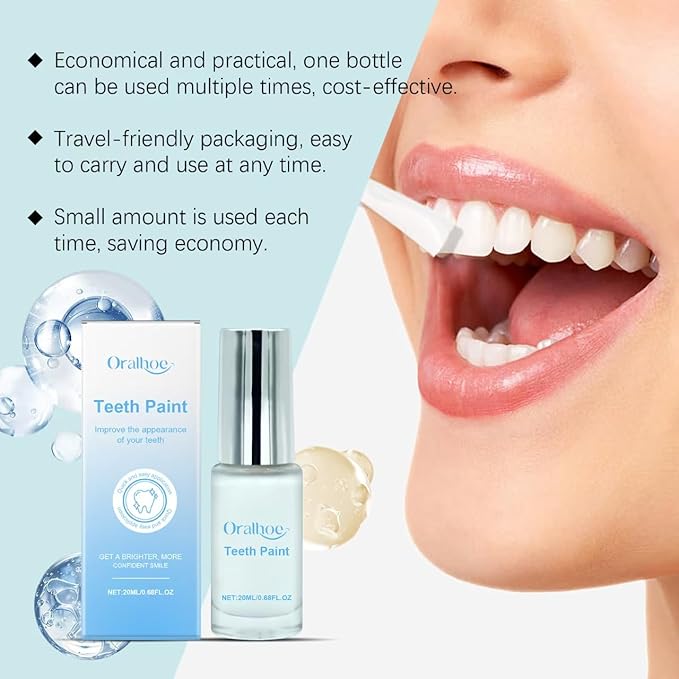Teeth Paint2025 Best Tooth PaintNatural Teeth Whitening PaintPortable Tooth Polish Uptight White