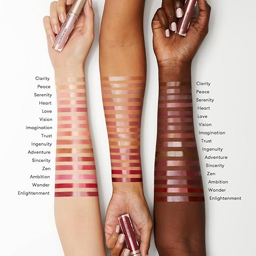 bareMinerals Mineralist Lip Gloss-Balm Hydrating Lip Gloss + Balm Hybrid Sheer Glossy Lip Balm No Stickiness Improves Lip Smoothness Vegan