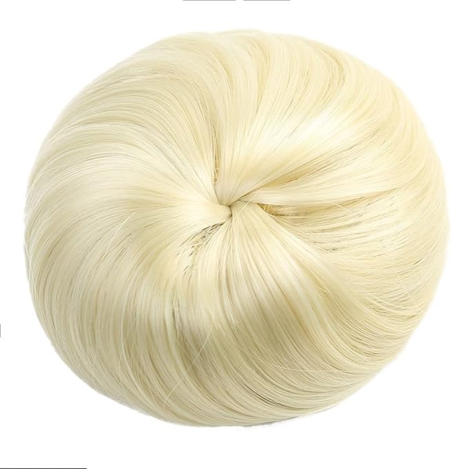 Hair Accessories Synthetic Hair Bun Donut Bun with Elastic Band Ponytail Extensions Hair Clip Wig Ponytail Headwear for Women Hair Pieces For Women(102)