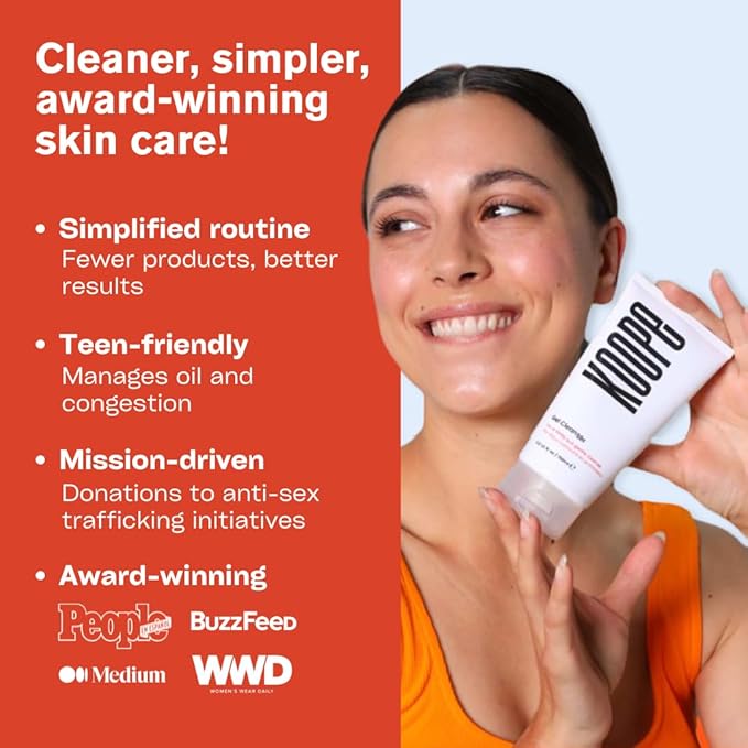 Koope Middleweight Face Cream Moisturizer For All Skin Types Balanced Hydration with Hyaluronic Acid Baobab Oil Anti-Pollution Shield Free of Parabens Sulphates &amp Fragrances Vegan 1.69 FL