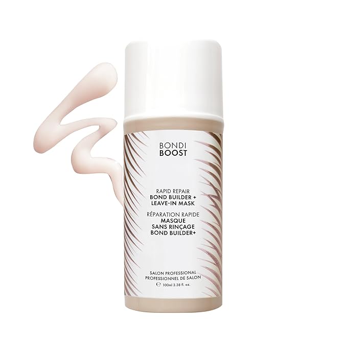 BONDIBOOST Rapid Repair Bond Builder + Leave-In Hair Treatment for Dry Damaged Hair [3.38 fl oz] Strengthens &amp Restores + Advanced Hair Repair Solution for Healthier &amp Shinier Results