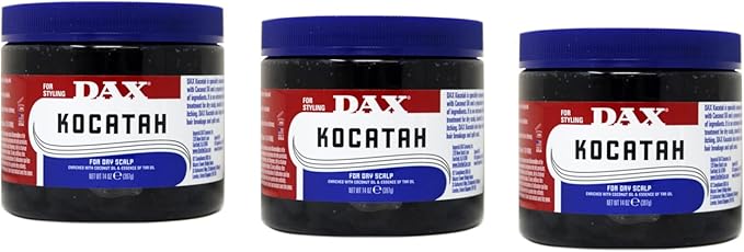 Dax Kocatah Dry Scalp Relief 14 oz ( Pack of 3)