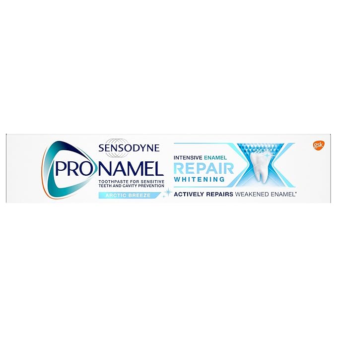 Sensodyne Pronamel Intensive Enamel Repair Toothpaste for Sensitive Teeth and Cavity Protection Whitening Toothpaste to Strengthen Enamel Arctic Breeze - 3.4 Ounces x 4