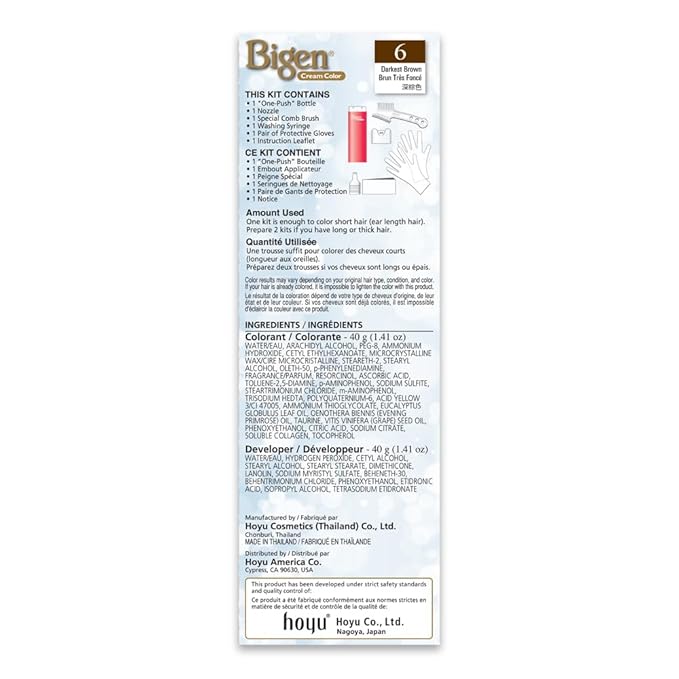 Bigen One Push 6 Darkest Brown - 2 Pack