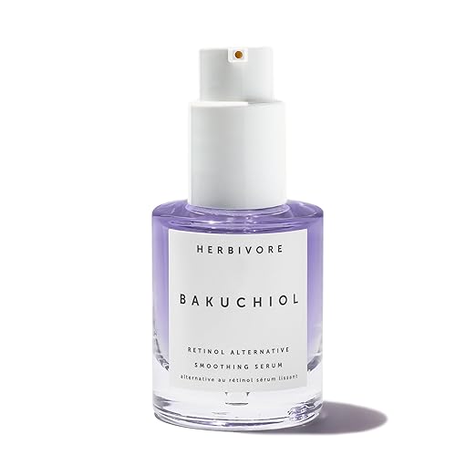 HERBIVORE Bakuchiol Retinol Alternative - Bakuchiol + Peptides Smooths Skin Reduces Fine Lines Wrinkles &amp Puffiness Plant-based Vegan Cruelty-free
