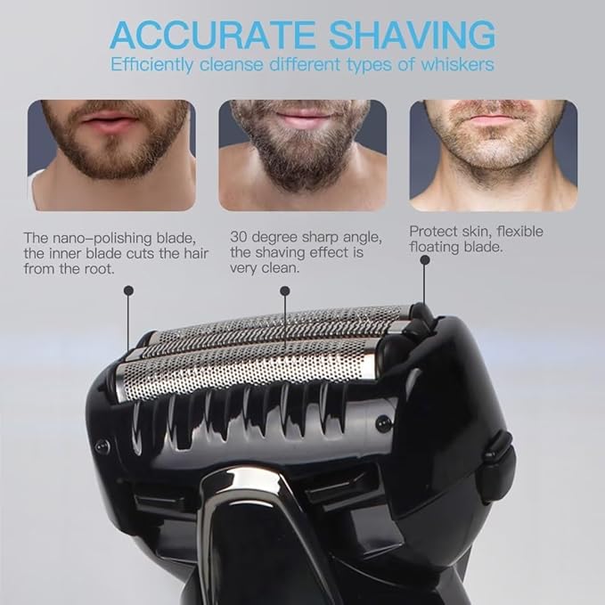 WES9025PC ES-LA63AA ES-LA63-S Men's Electric Razor Replacement Inner Blade &amp Outer Foil Set for Panasonic A-RC4 4-Blade Shaver ES-LA63AA ES-LA63-S