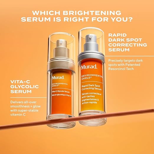 Murad Rapid Dark Spot Correcting Serum - Advanced Anti-Aging Formula with Patented Resorcinol Technology Tranexamic and Glycolic Acids for Hyperpigmentation Dark Spots and Dull Skin - 1 Fl Oz