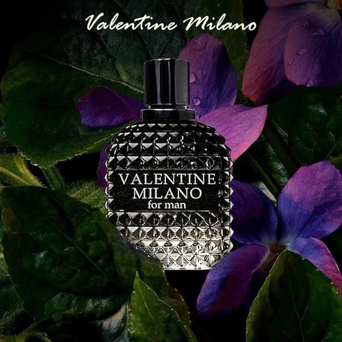 Valentine Milano &amp Very Excited Men's Cologne Set Eau De Toilette 3.4 Fl Oz Each Earthy Leathery Myrtle Coffee Cedar Leather Woody 2-Pack Gift Set for Men