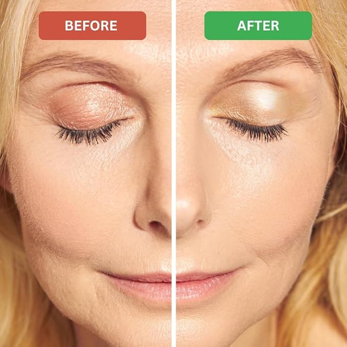 Long-Wear Waterproof Cream Eyeshadow Stick (Kissed (02)) | Blendable Eye Makeup Crease-Proof Smooth-Glide | Eye Shadow for Older Women | Easy Application Lift &amp Define