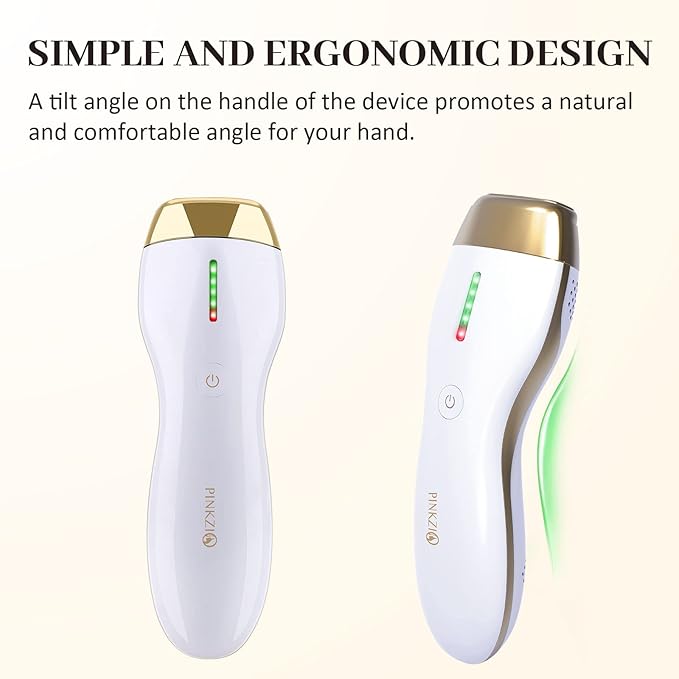 [FDA Cleared] IPL Laser Hair Removal Permanent for Women Painless Unlimited Flashes Hair Removal Device with 5 Energy Levels Reduction in Hair Regrowth for Men By PINKZIO