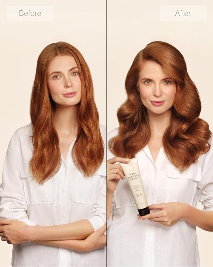 John Masters Organics ? Nourishing Hair Mask | Rose and Apricot | Deep Conditioning Hair Mask | Scalp Treatment | Avocado | Silicone &amp Paraben Free | Cruelty Free| Haircare for Men &amp Women (5