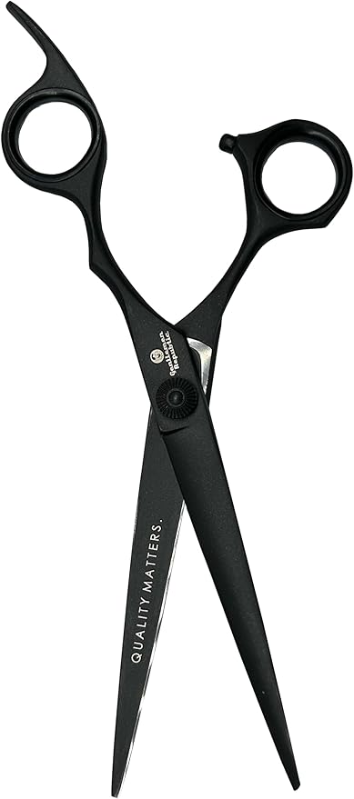 Gentlemen Republic Professional Hair Cutting Scissors &amp Thinning Shears Set ? Premium Japanese Stainless Steel Barber Scissors for Hair Cutting Trimming &amp Texturizing (5.5 Shear Set)
