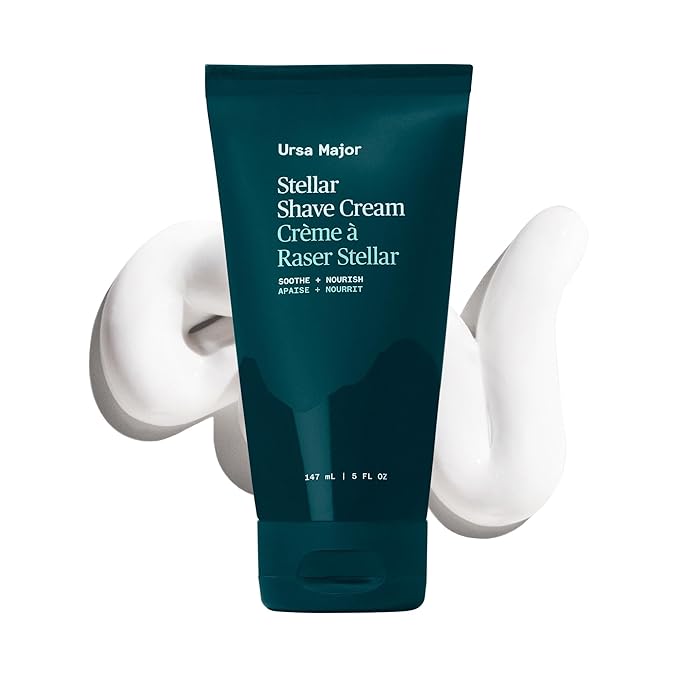 Ursa Major Natural Shave Cream | Non-irritating Vegan and Cruelty-Free | Formulated for Men and Women | 5.3 ounces