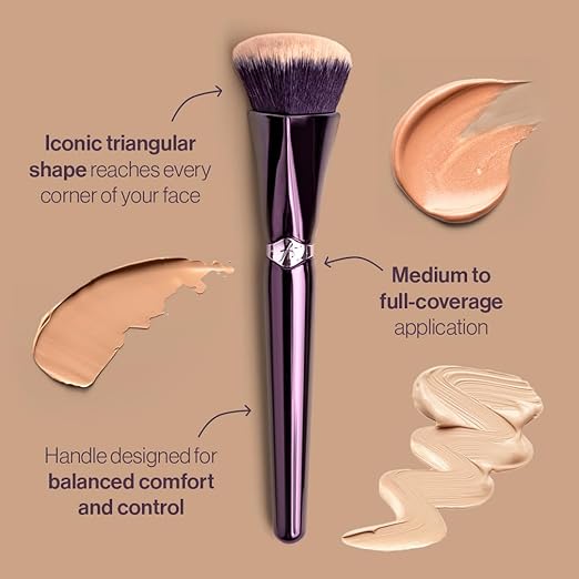 Anisa Beauty Pinnacle Foundation Brush | Professional Makeup Brush for Seamless Foundation Application | Soft Vegan Fibers for Flawless Blending | Ideal for Liquid Cream and Powder Formulas